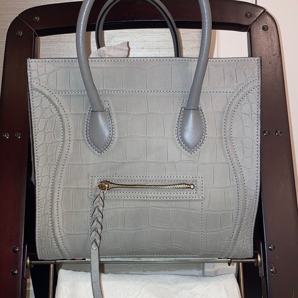 Authentic Celine Phantom Crocodile embossed bag - Picture 1 of 6